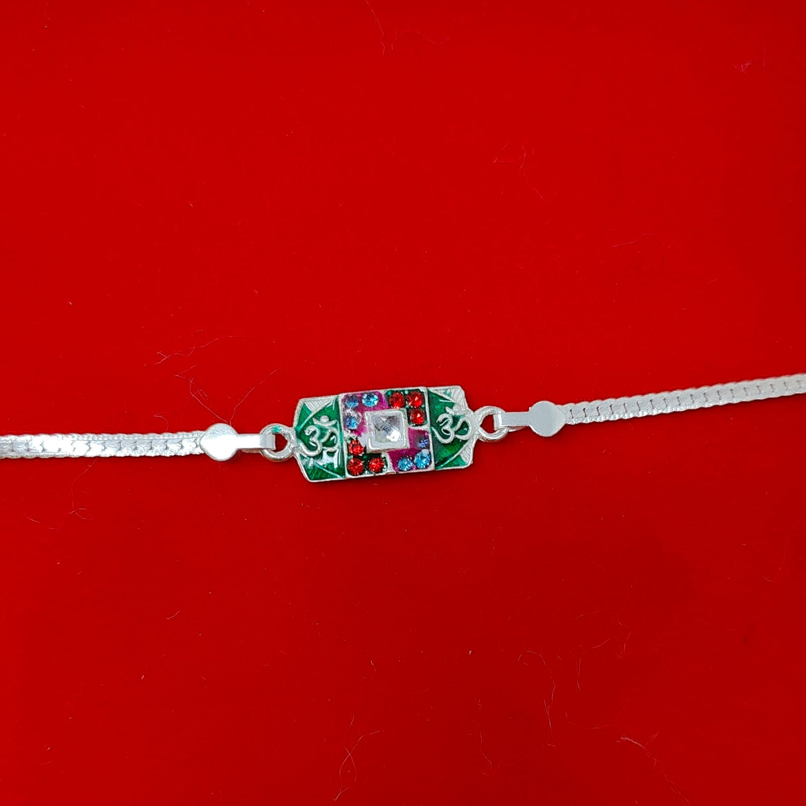 iconic silver rakhi